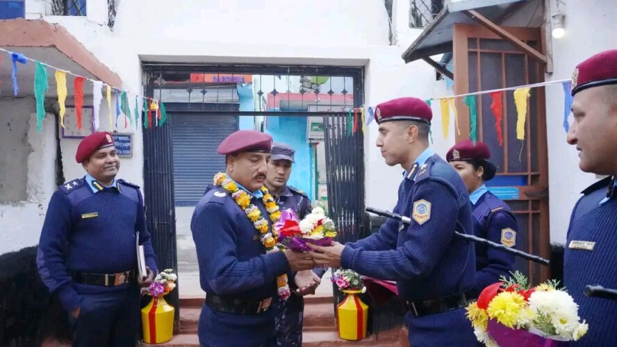 सुदूरपश्चिमका डीआईजी चन्दद्वारा दार्चुलाको निरीक्षण भ्रमण